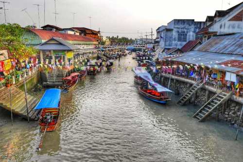 Amphawa Thailand Floating Market
