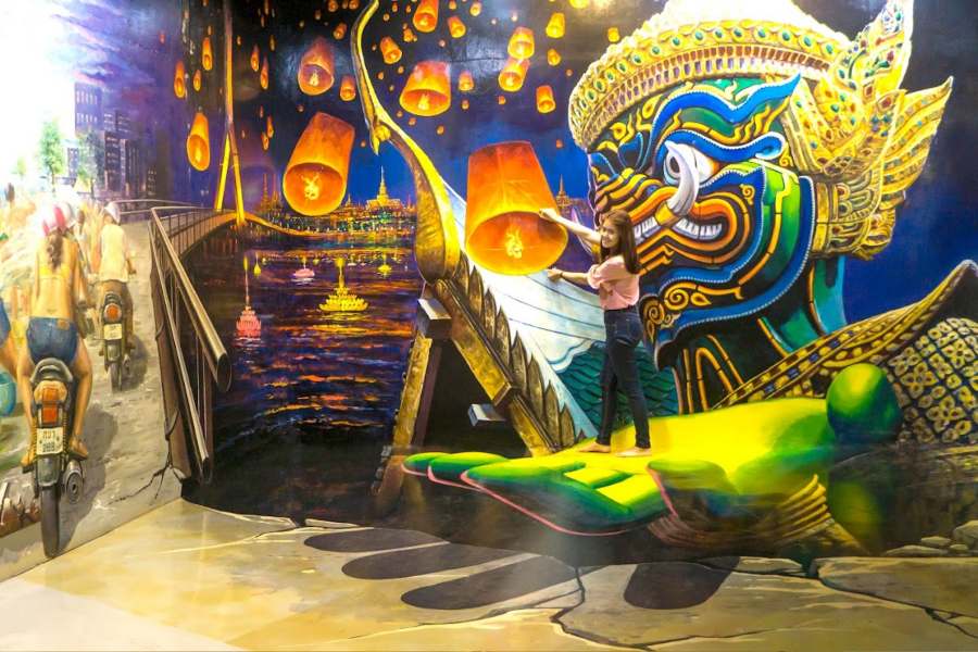 Art in paradise attraction Pattaya Thailand