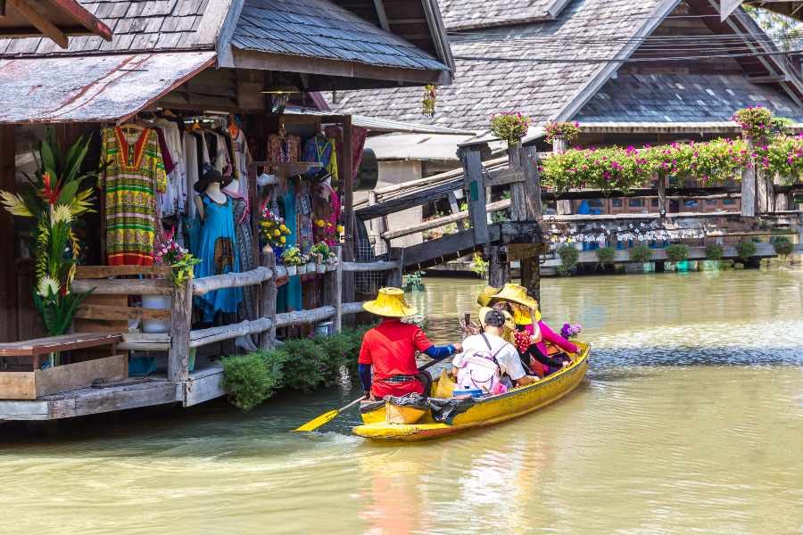 Floating market in Pattaya