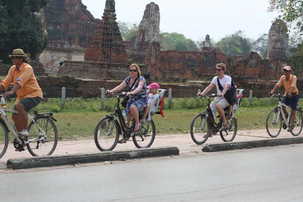 Ayutthaya tour by bike